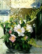 Carl Larsson nyponblom oil painting artist